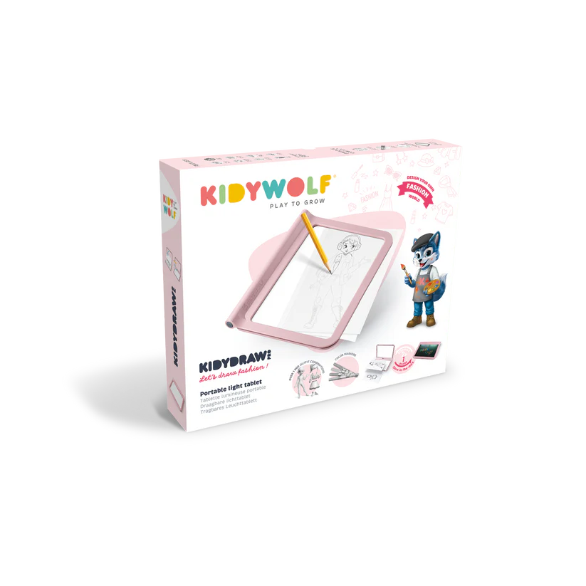 Kidydraw Pro Fashion Tablette lumineuse / Kidywolf – Image 9