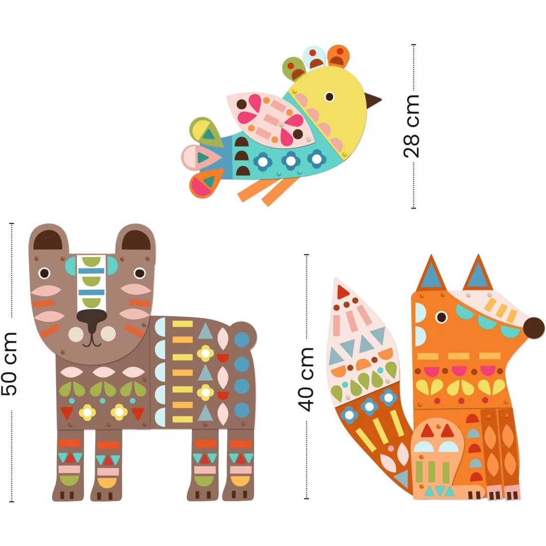 3 animaux géants – Créer avec du papier / Djeco – Image 4