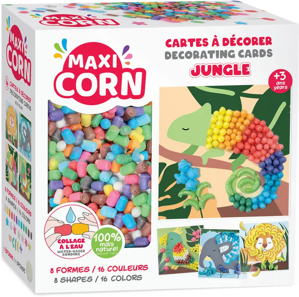 Cartes à décorer Jungle / Maxi Corn – Image 2