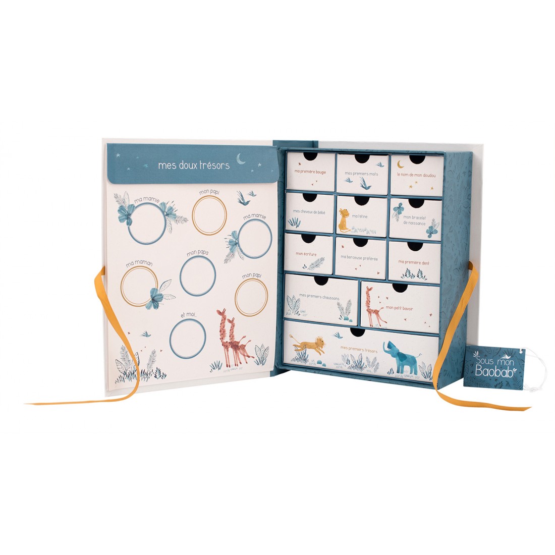 Coffret naissance « Sous mon Baobab » / Moulin Roty – Image 3